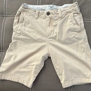 Abercrombie Kids Boys Cream Shorts Size 15/16